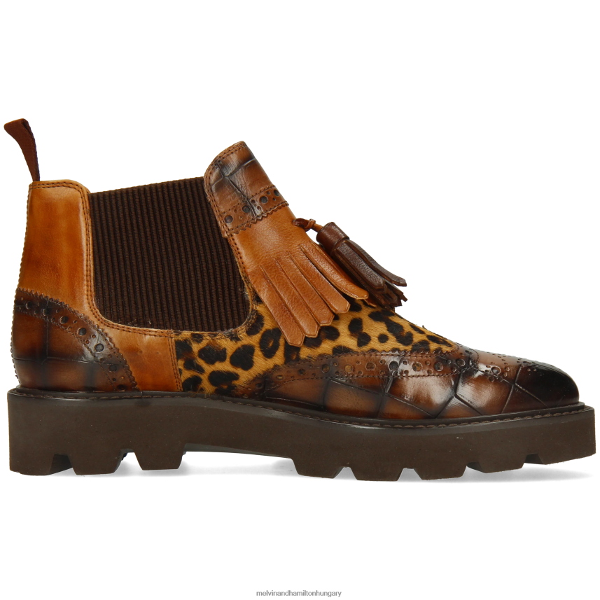 nők Melvin & Hamilton 42FNT869 bokacsizma barna Selina 5