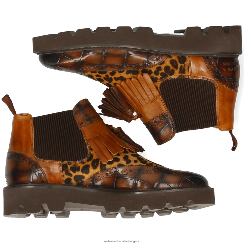 nők Melvin & Hamilton 42FNT869 bokacsizma barna Selina 5