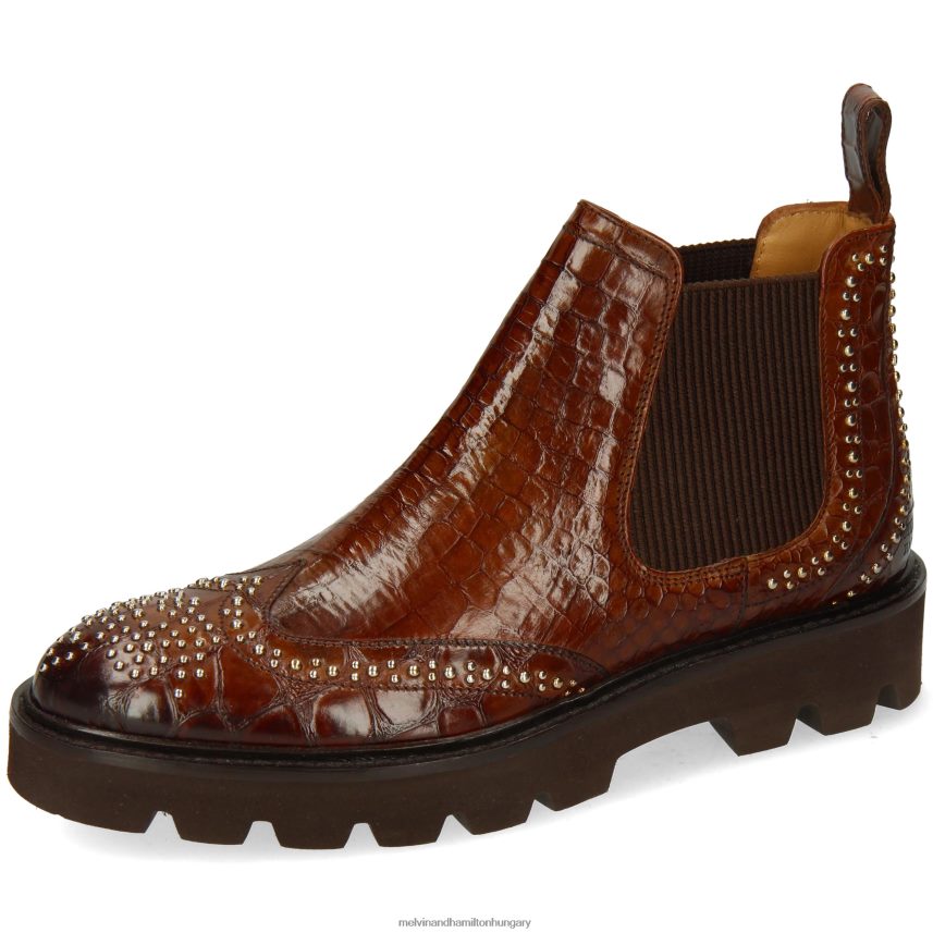 nők Melvin & Hamilton 42FNT881 bokacsizma barna Sally 45