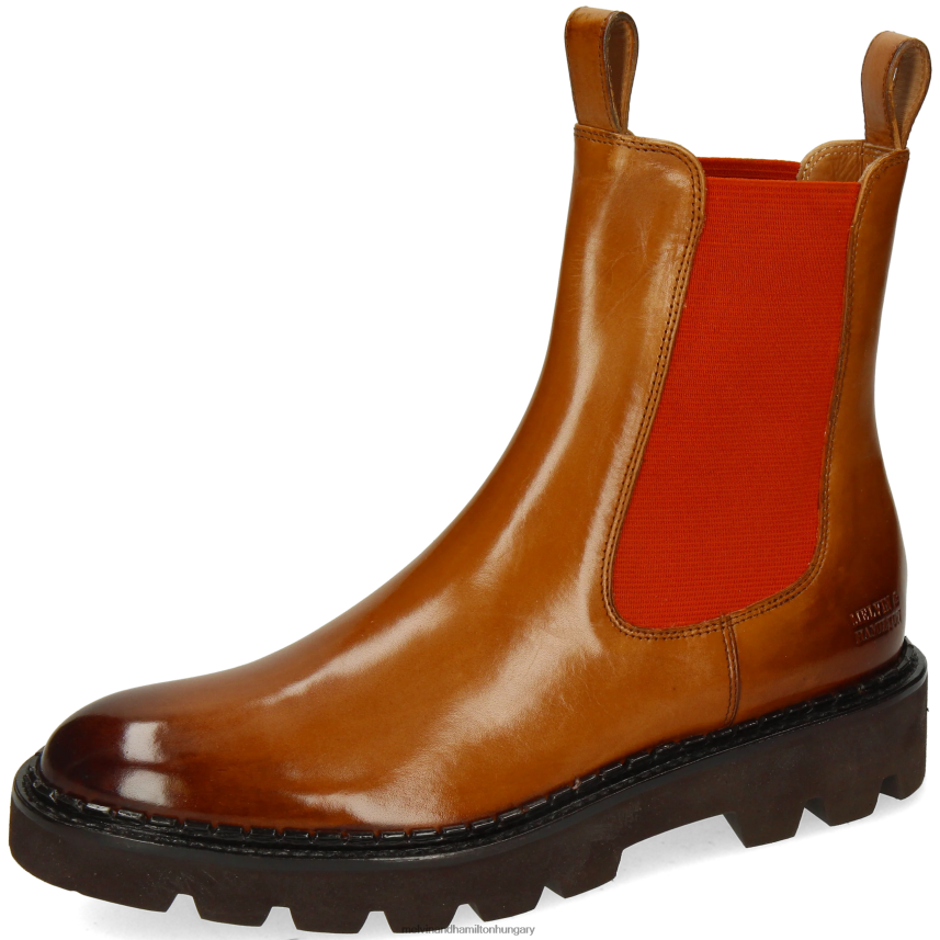 nők Melvin & Hamilton 42FNT885 bokacsizma világos barna Sally 186