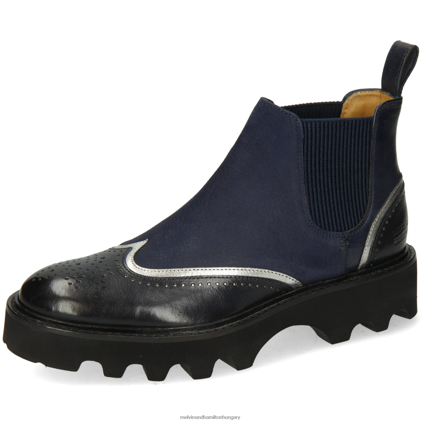 nők Melvin & Hamilton 42FNT886 bokacsizma kék Sally 19