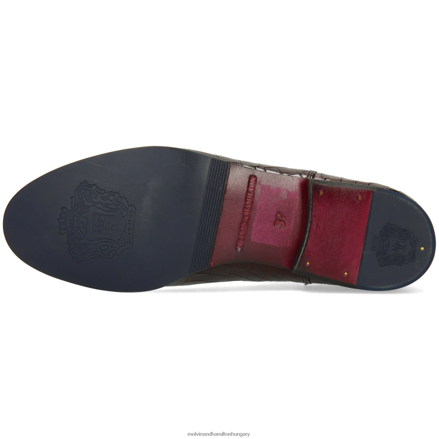 nők Melvin & Hamilton 42FNT887 bokacsizma lila Sally 25