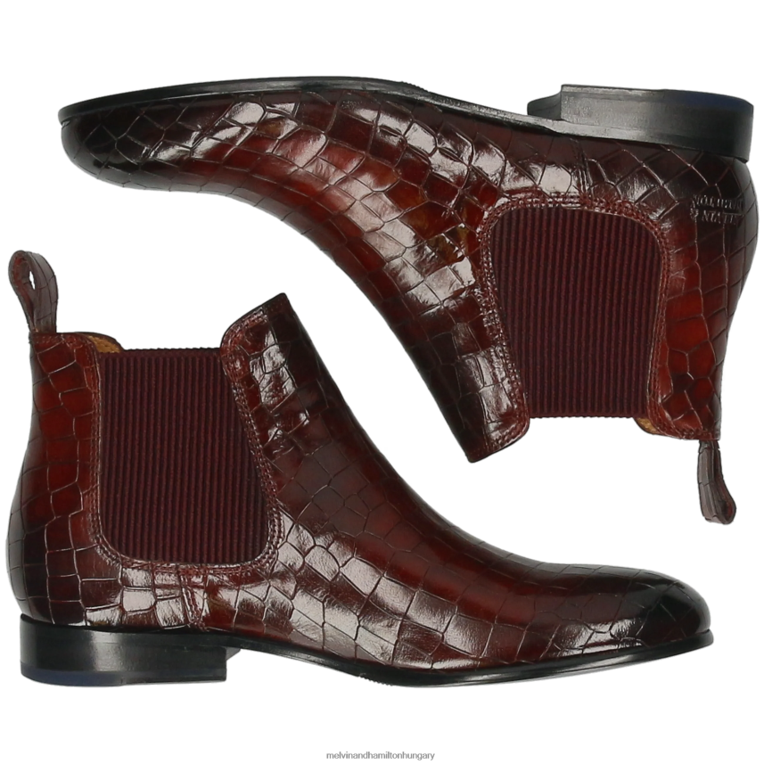 nők Melvin & Hamilton 42FNT887 bokacsizma lila Sally 25