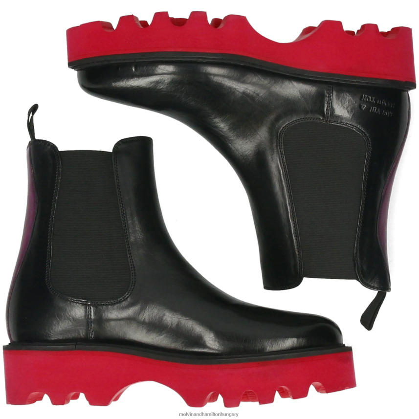 nők Melvin & Hamilton 42FNT897 bokacsizma fekete leonie 5