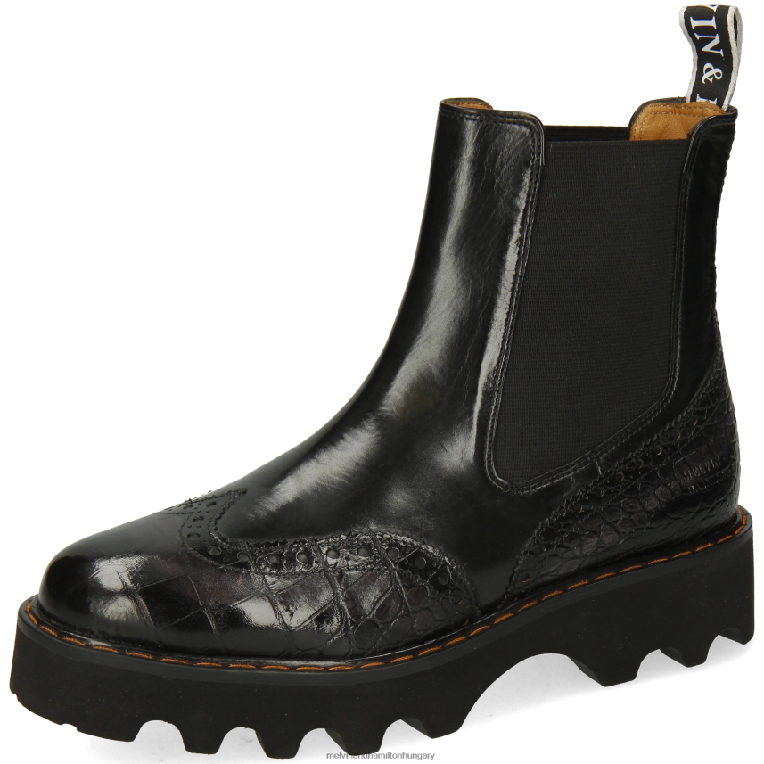 nők Melvin & Hamilton 42FNT911 bokacsizma fekete megan 37