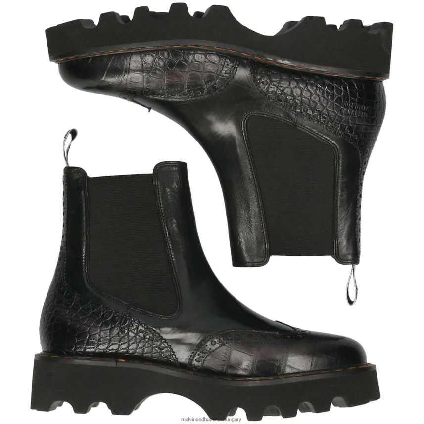 nők Melvin & Hamilton 42FNT911 bokacsizma fekete megan 37