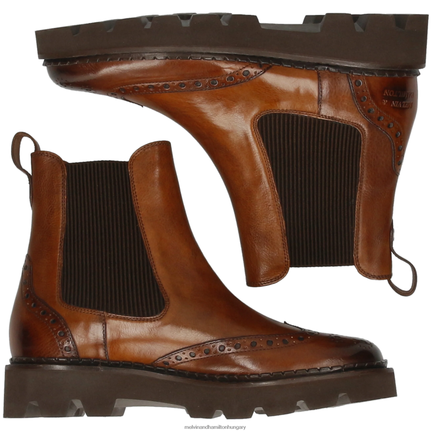 nők Melvin & Hamilton 42FNT912 bokacsizma barna jade 8