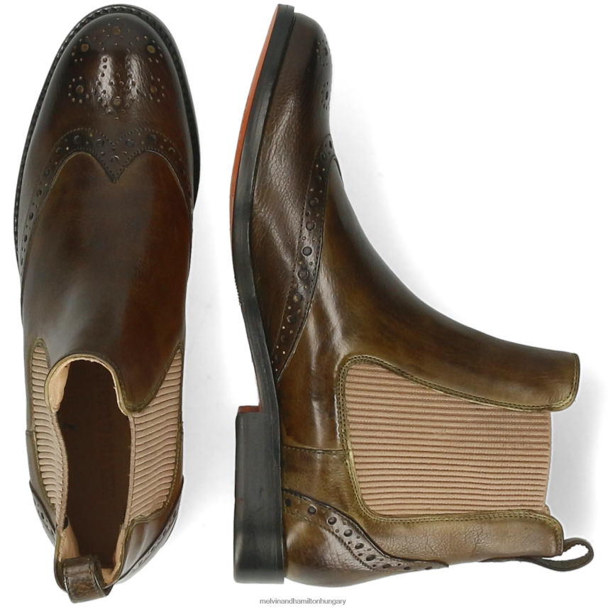 nők Melvin & Hamilton 42FNT919 bokacsizma zöld amelie 5