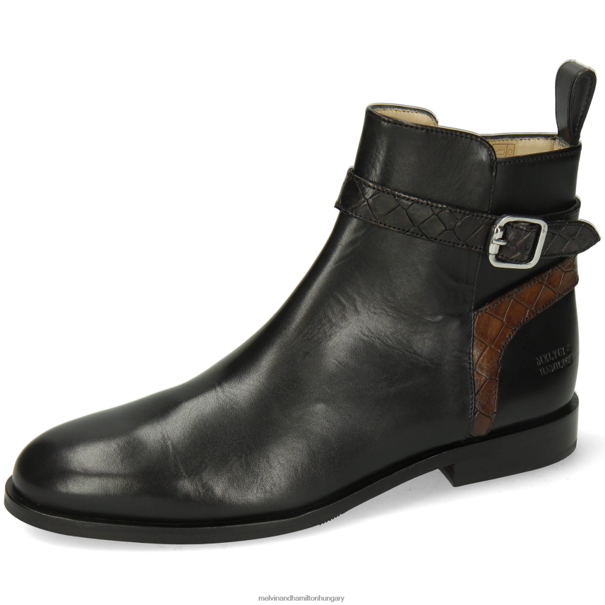 nők Melvin & Hamilton 42FNT920 bokacsizma fekete Susan 116