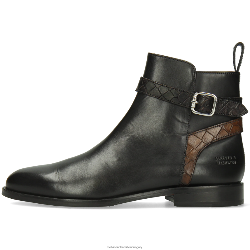 nők Melvin & Hamilton 42FNT920 bokacsizma fekete Susan 116