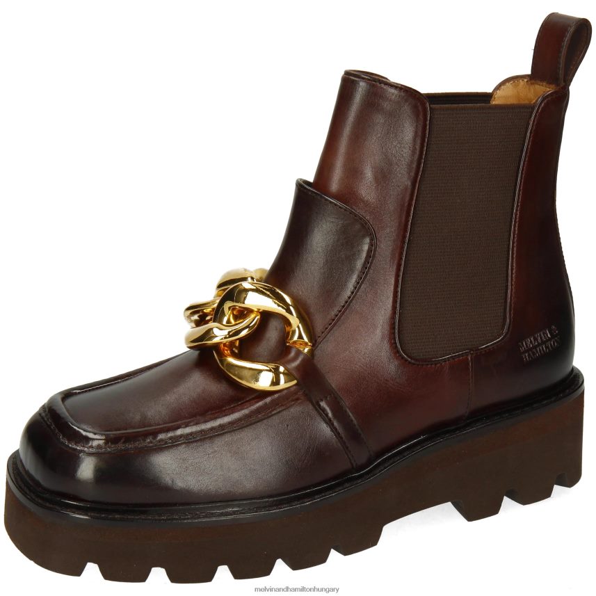 nők Melvin & Hamilton 42FNT921 bokacsizma barna cassy 1