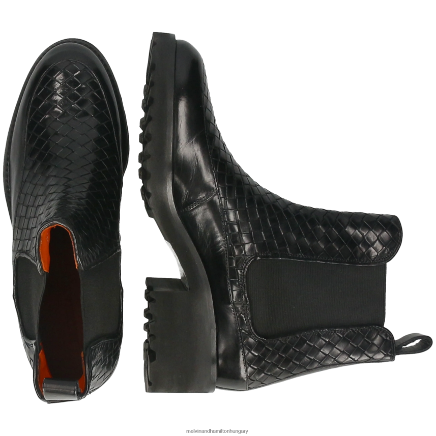 nők Melvin & Hamilton 42FNT924 bokacsizma fekete abigail 1