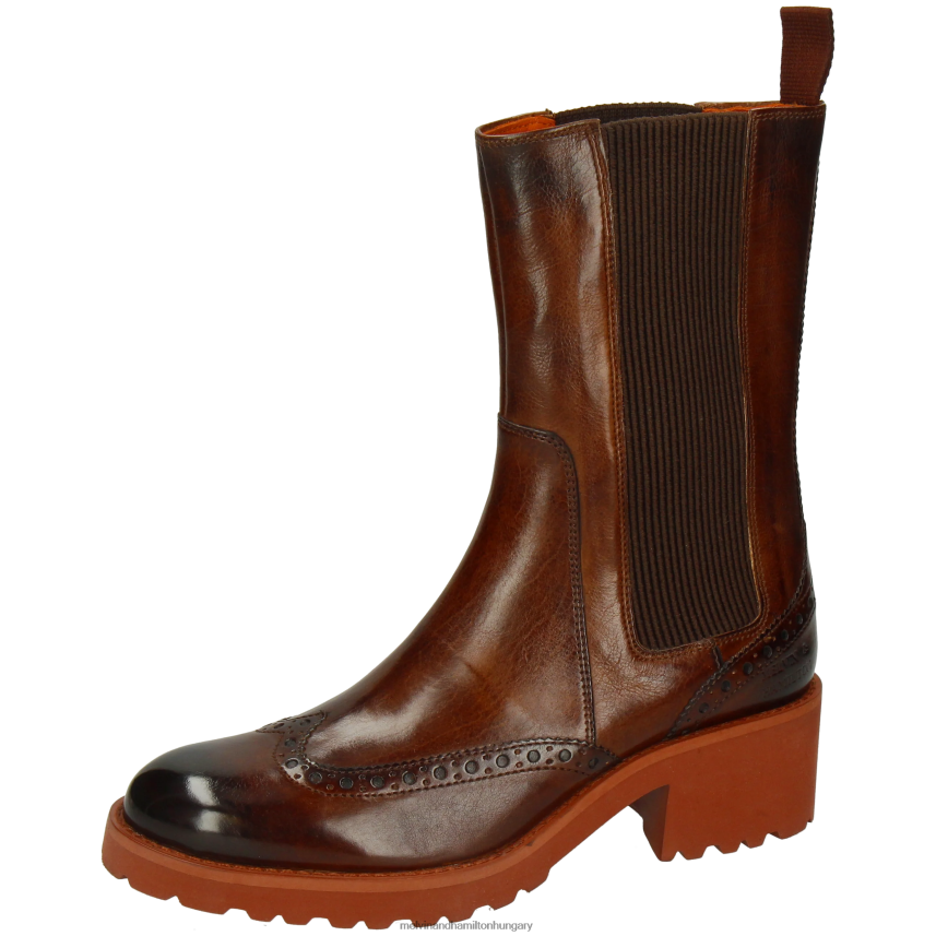 nők Melvin & Hamilton 42FNT927 bokacsizma barna abigail 2