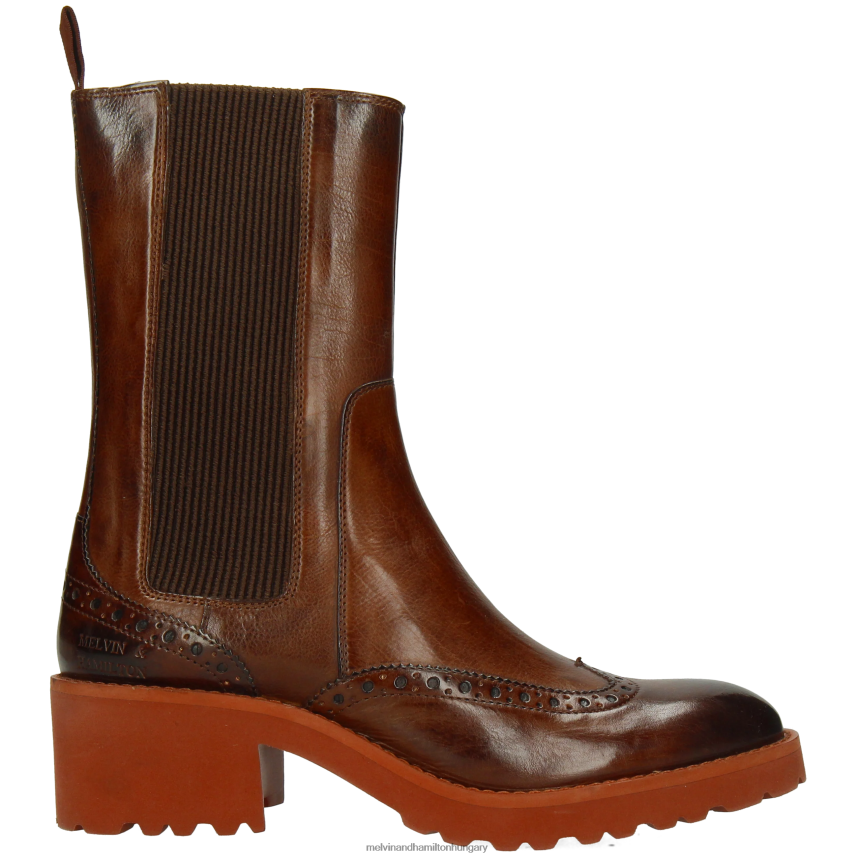nők Melvin & Hamilton 42FNT927 bokacsizma barna abigail 2