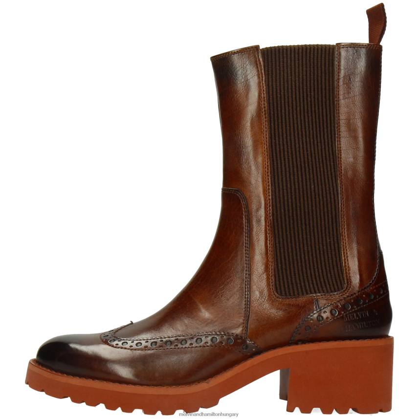 nők Melvin & Hamilton 42FNT927 bokacsizma barna abigail 2
