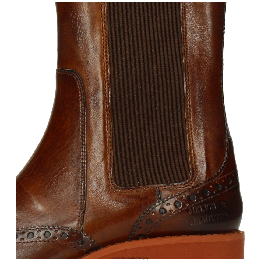 nők Melvin & Hamilton 42FNT927 bokacsizma barna abigail 2