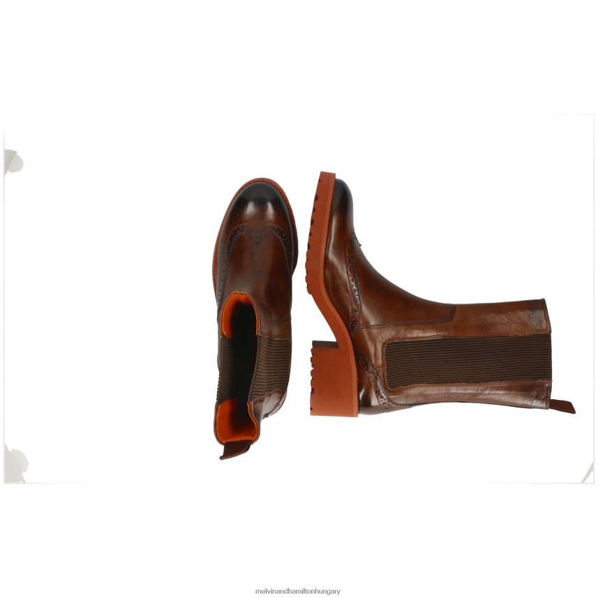 nők Melvin & Hamilton 42FNT927 bokacsizma barna abigail 2