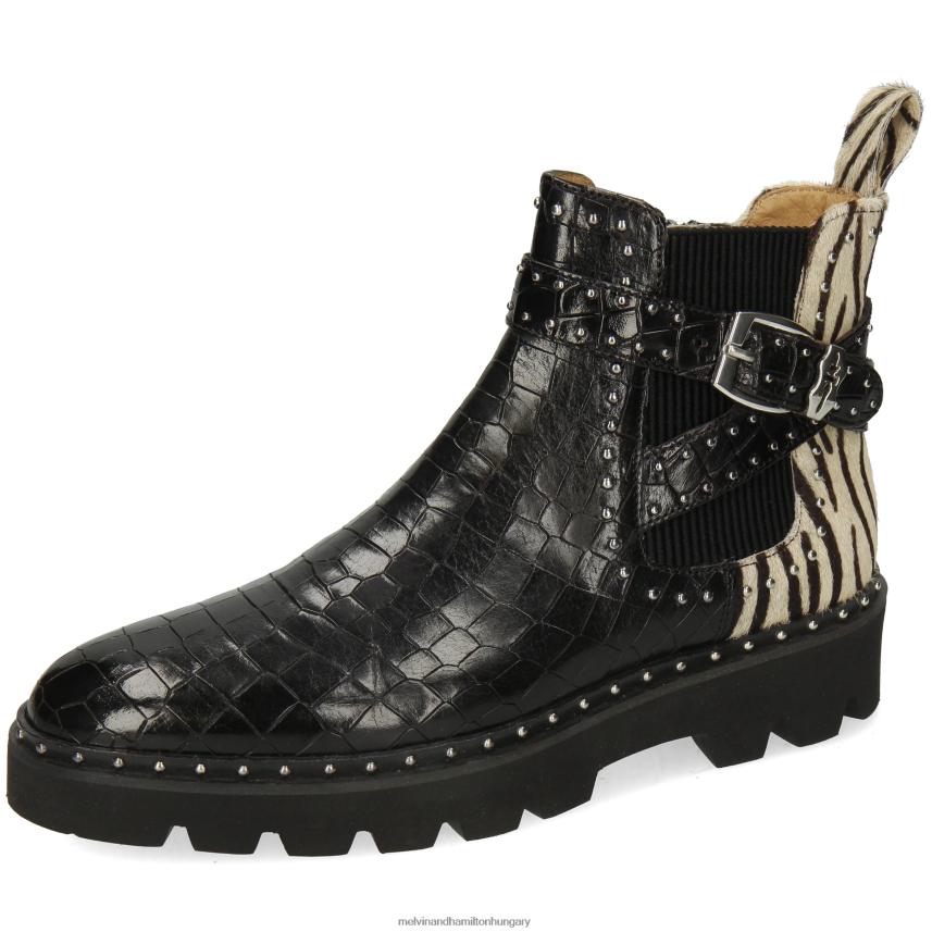 nők Melvin & Hamilton 42FNT928 bokacsizma fekete Zsuzsa 68