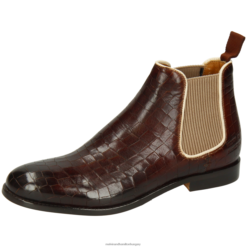 nők Melvin & Hamilton 42FNT931 bokacsizma barna amelie 4