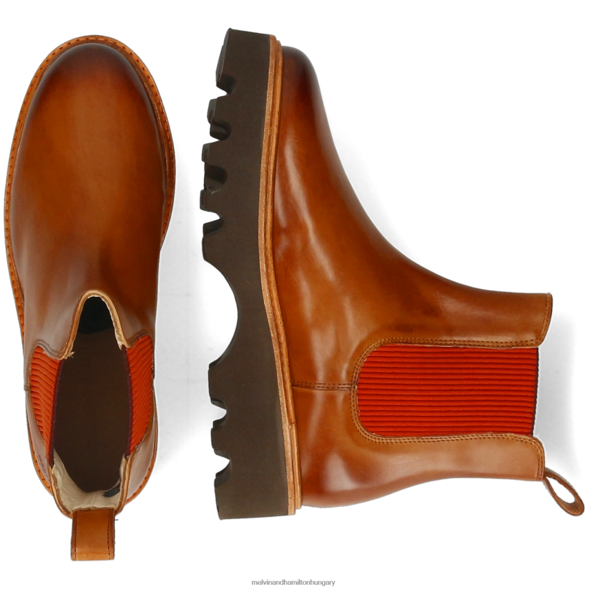 nők Melvin & Hamilton 42FNT932 bokacsizma barna megan 3