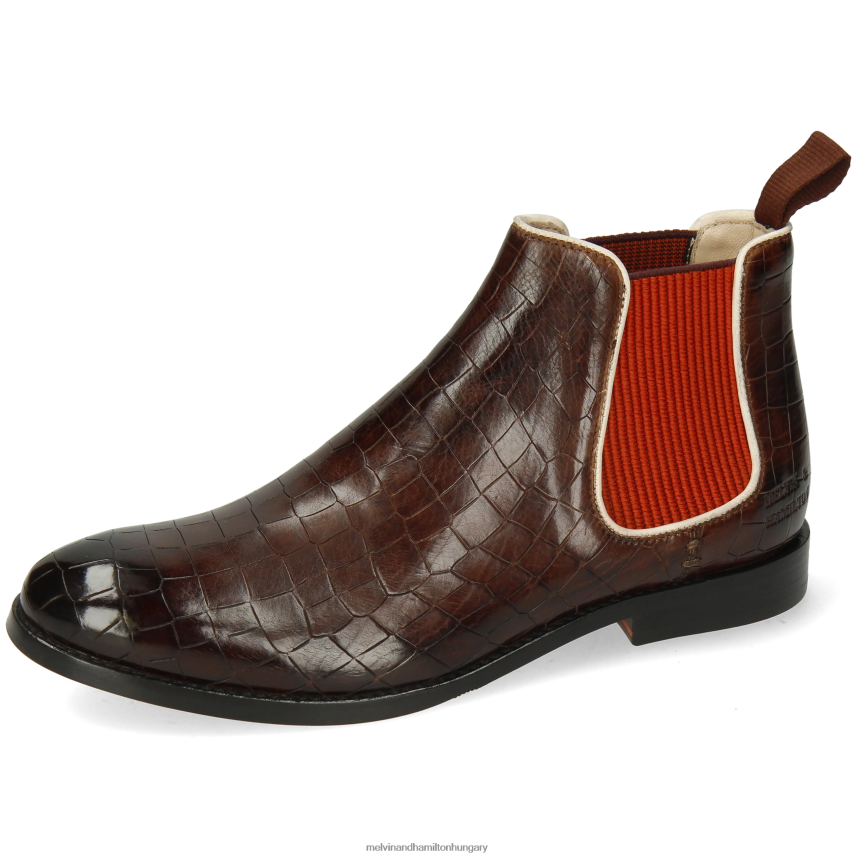 nők Melvin & Hamilton 42FNT933 bokacsizma barna amelie 4