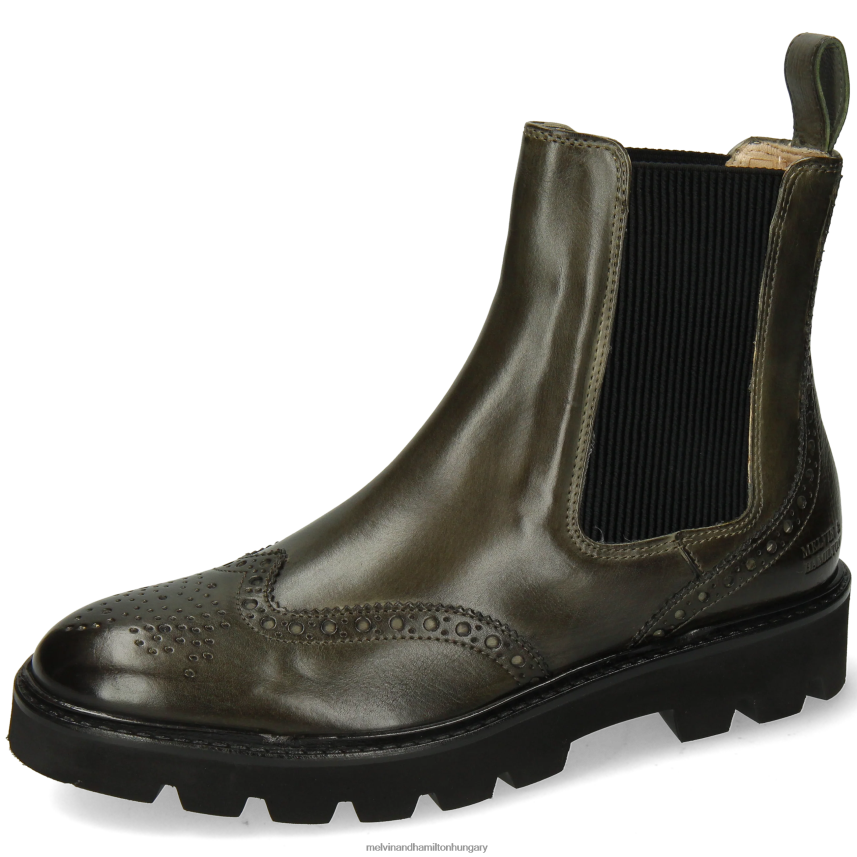 nők Melvin & Hamilton 42FNT951 bokacsizma khaki Sally 112