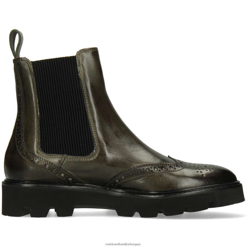 nők Melvin & Hamilton 42FNT951 bokacsizma khaki Sally 112
