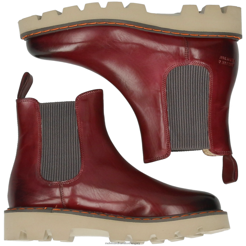 nők Melvin & Hamilton 42FNT958 bokacsizma lila megan 3