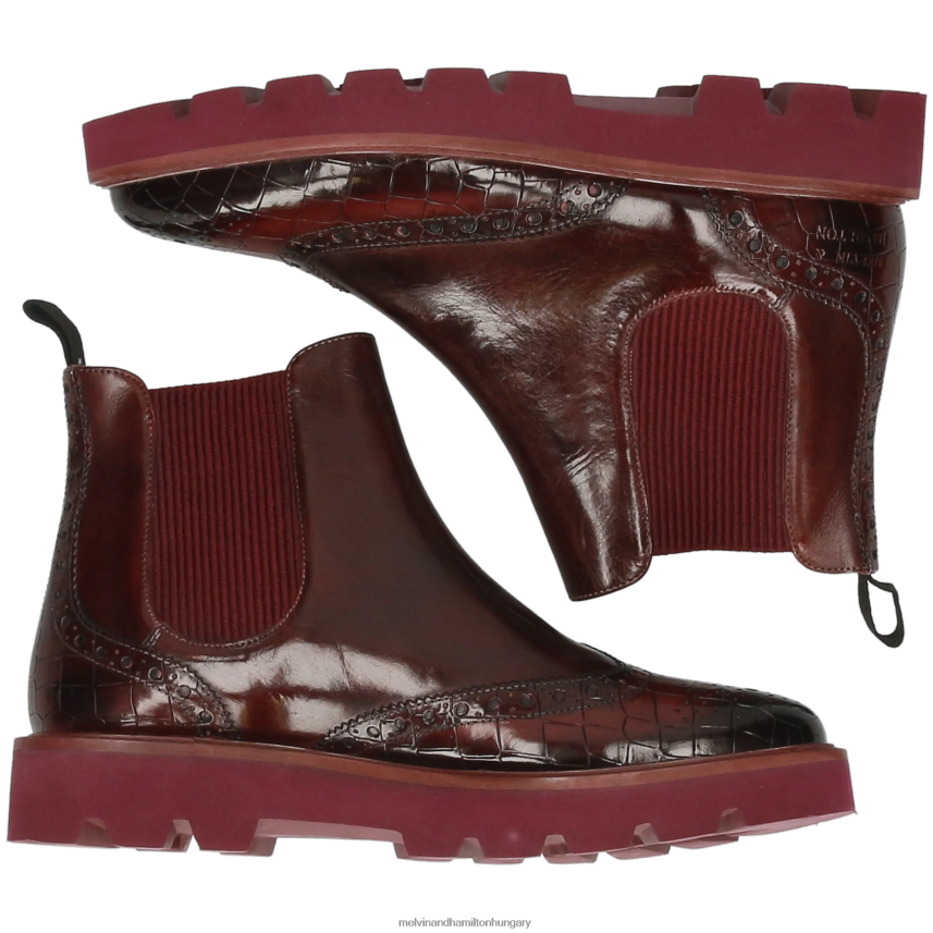 nők Melvin & Hamilton 42FNT966 bokacsizma lila Selina 65