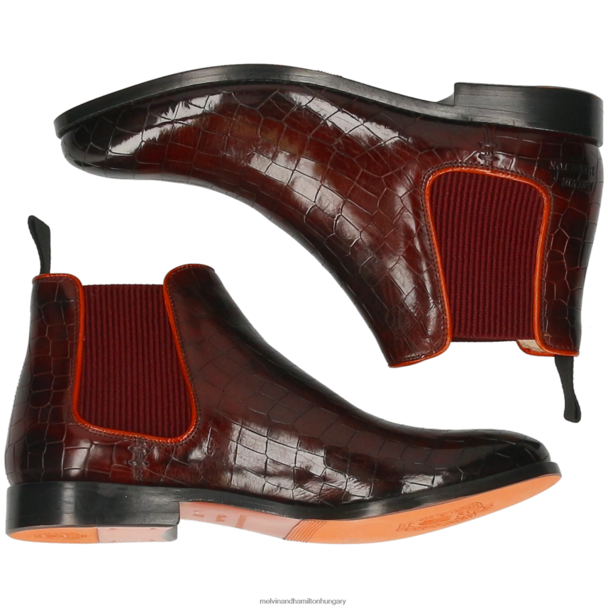 nők Melvin & Hamilton 42FNT967 bokacsizma lila amelie 4