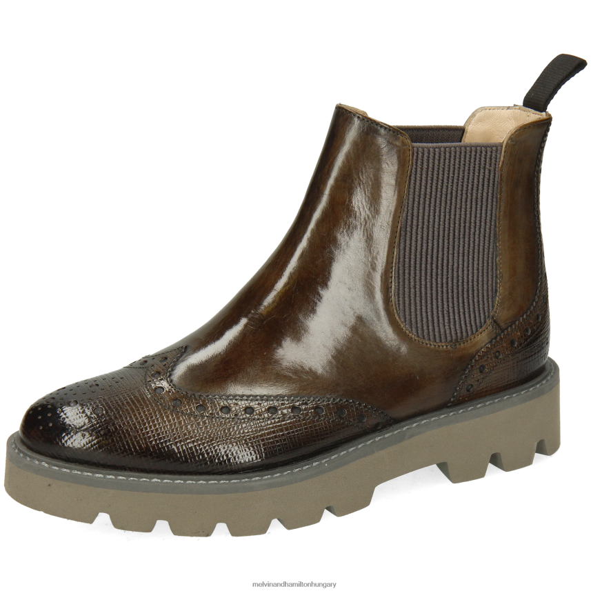 nők Melvin & Hamilton 42FNT973 bokacsizma khaki Selina 65