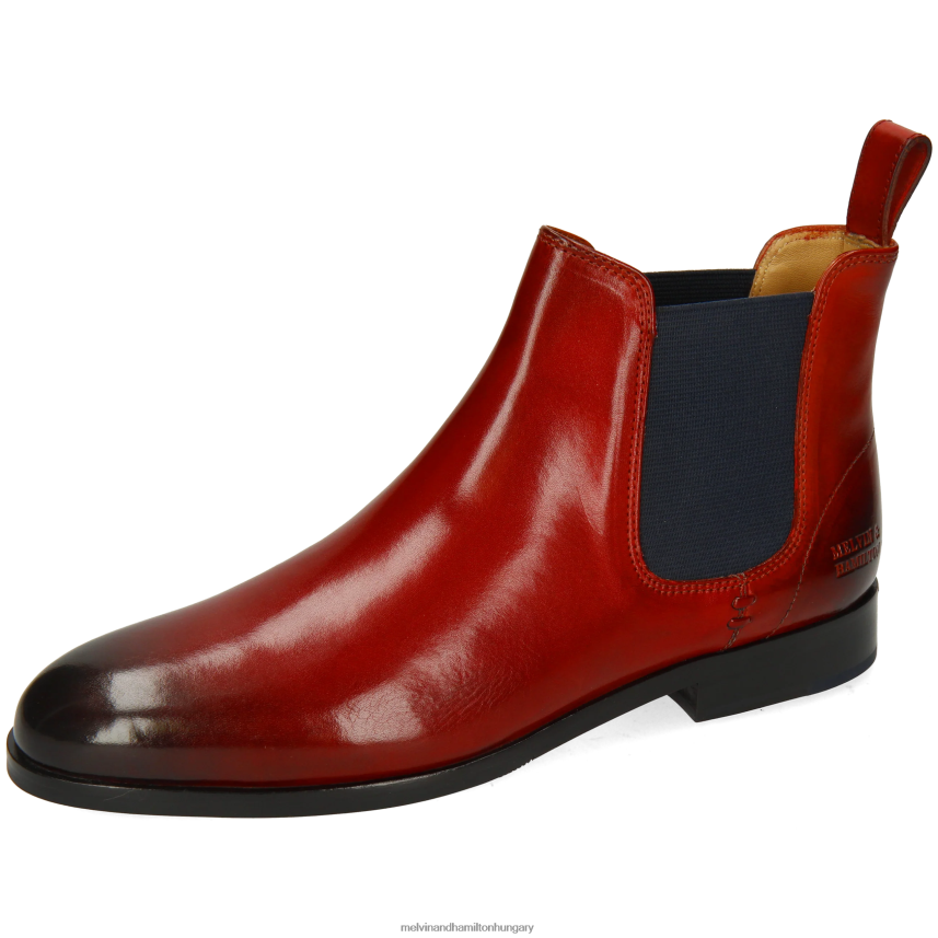 nők Melvin & Hamilton 42FNT978 bokacsizma piros Zsuzsa 10