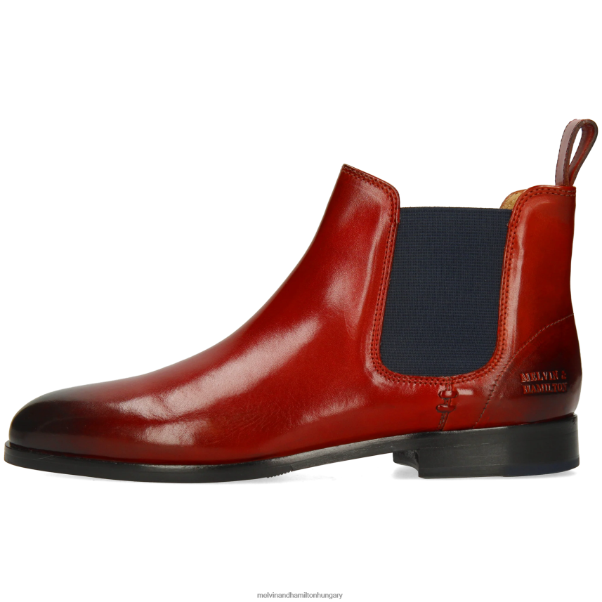 nők Melvin & Hamilton 42FNT978 bokacsizma piros Zsuzsa 10