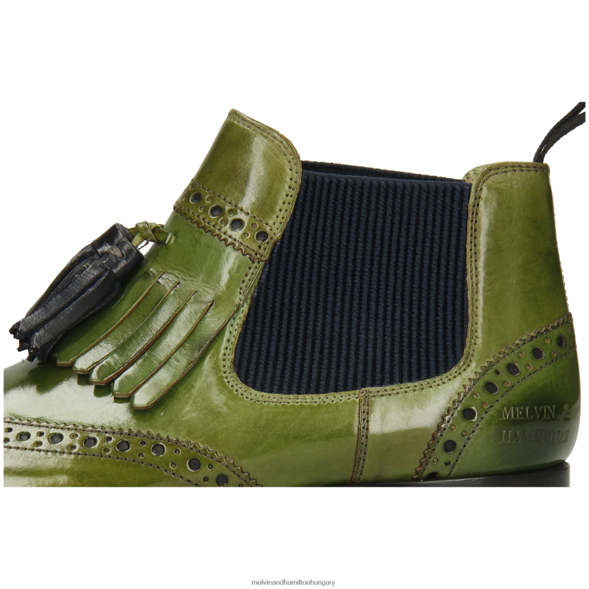 nők Melvin & Hamilton 42FNT981 bokacsizma zöld Selina 5