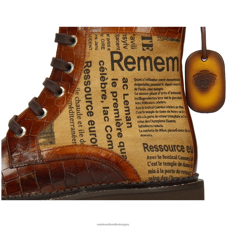 nők Melvin & Hamilton 42FNT1180 csizma barna Mária 7