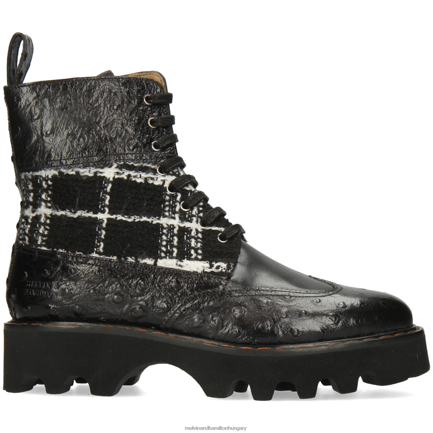 nők Melvin & Hamilton 42FNT1187 csizma fekete megan 38