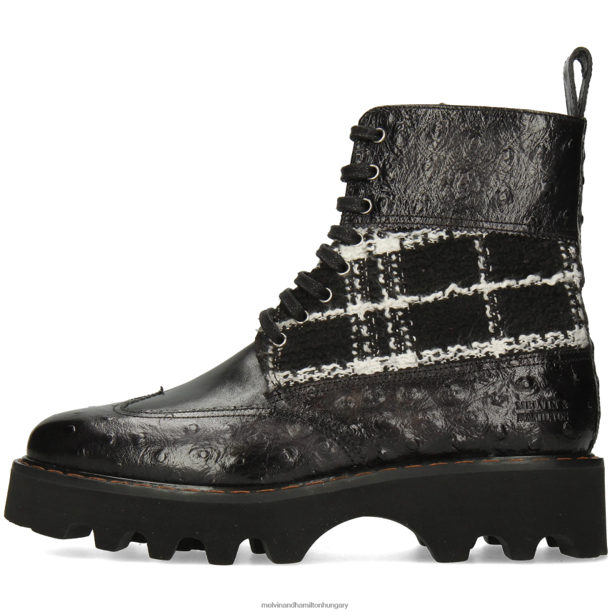 nők Melvin & Hamilton 42FNT1187 csizma fekete megan 38