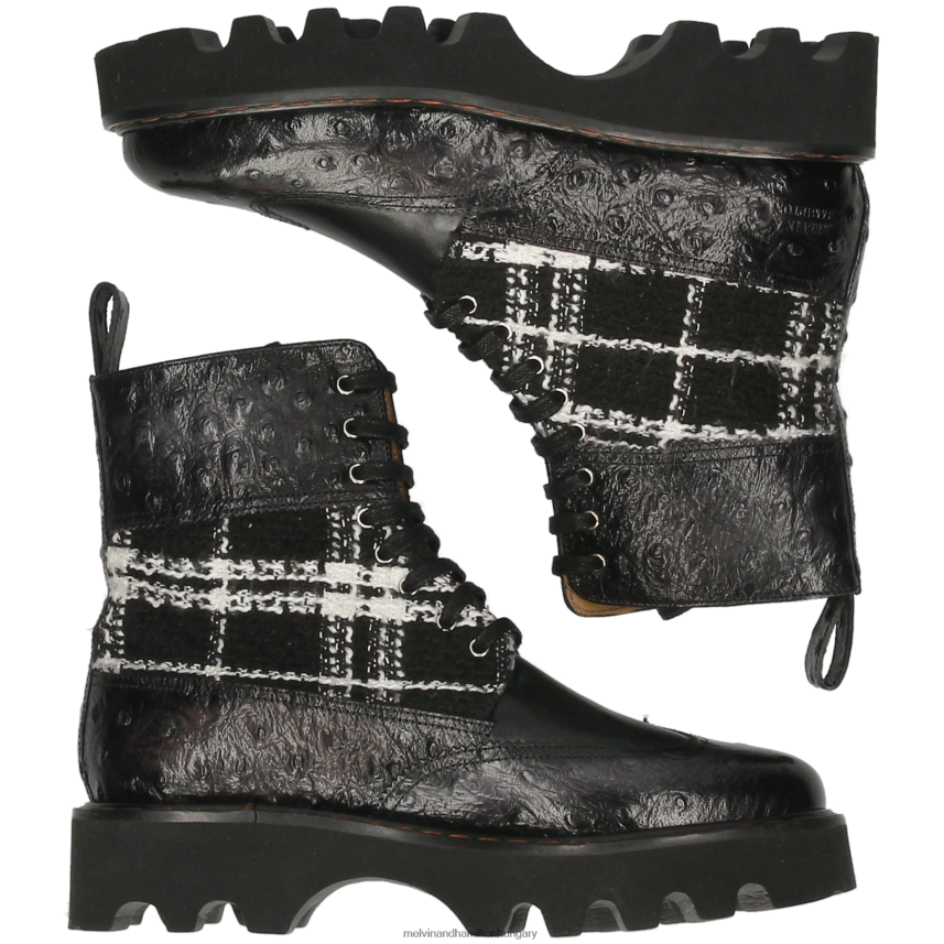 nők Melvin & Hamilton 42FNT1187 csizma fekete megan 38