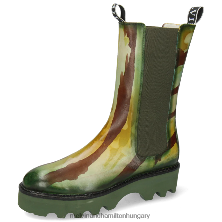 nők Melvin & Hamilton 42FNT1218 csizma zöld jelkép 5