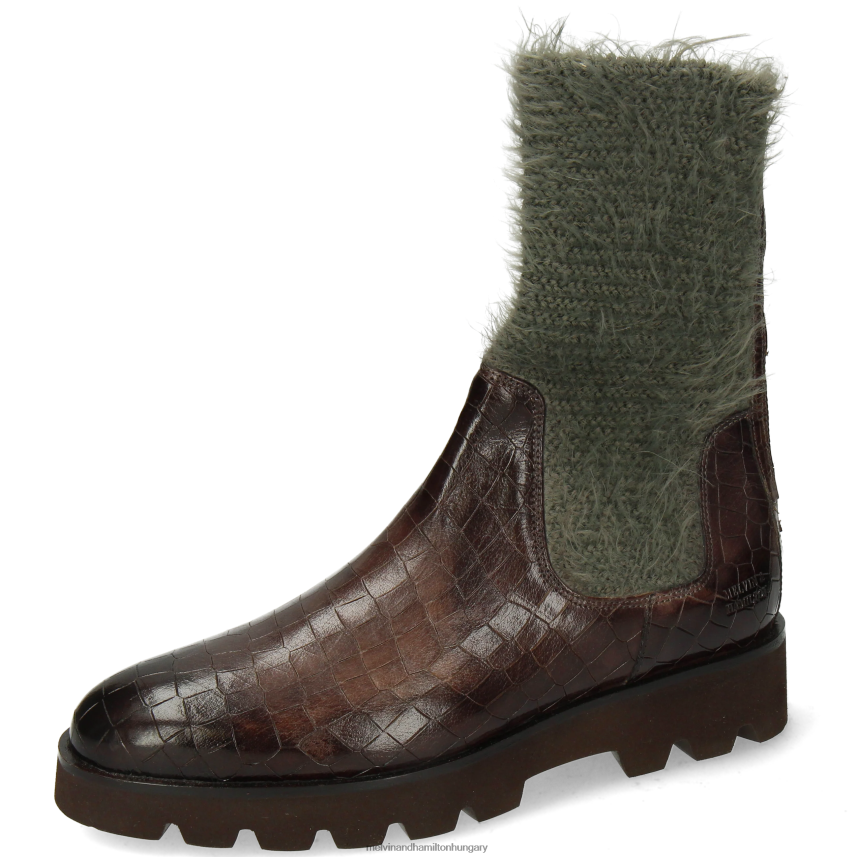 nők Melvin & Hamilton 42FNT1235 csizma khaki Susan 69