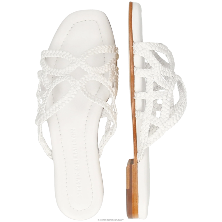 42FNT1555 öszvérek fehér Melvin & Hamilton Elodie 64 nők