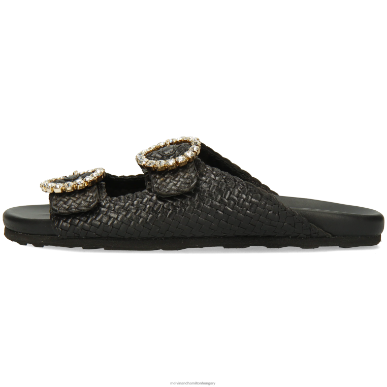 42FNT1629 öszvérek fekete Melvin & Hamilton Petra 1 nők