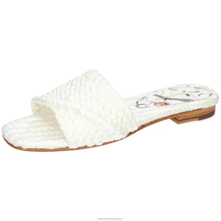 42FNT1696 öszvérek fehér Melvin & Hamilton Elodie 53 nők