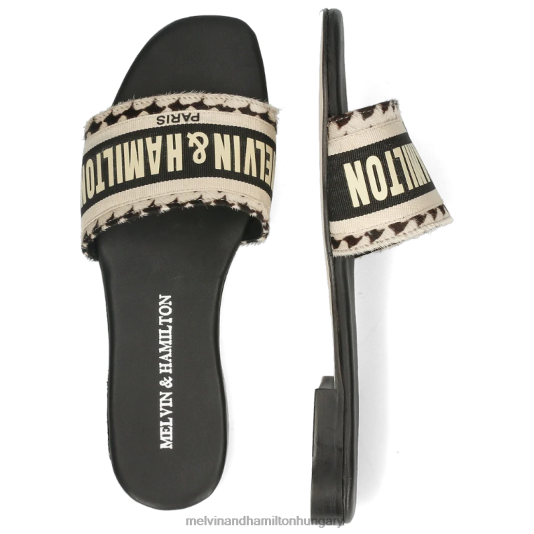 42FNT1726 öszvérek fekete Melvin & Hamilton nikita nők