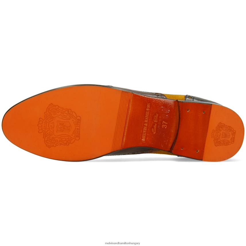 nők Melvin & Hamilton 42FNT1275 oxford cipő barna Selina 56