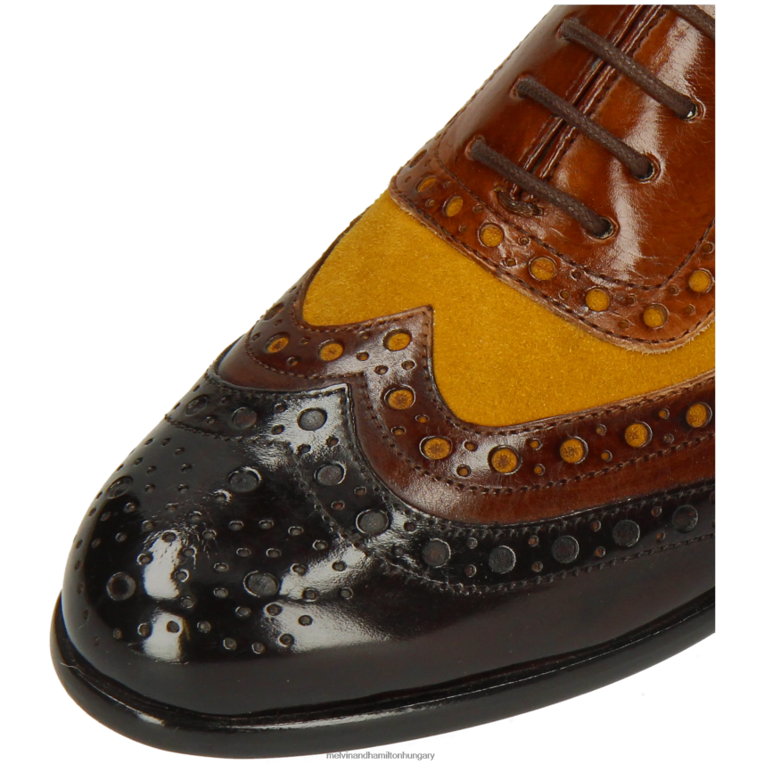 nők Melvin & Hamilton 42FNT1275 oxford cipő barna Selina 56