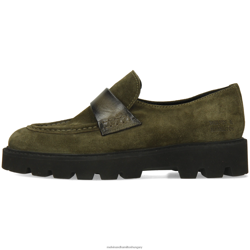 nők Melvin & Hamilton 42FNT1327 papucscipő zöld jade 58