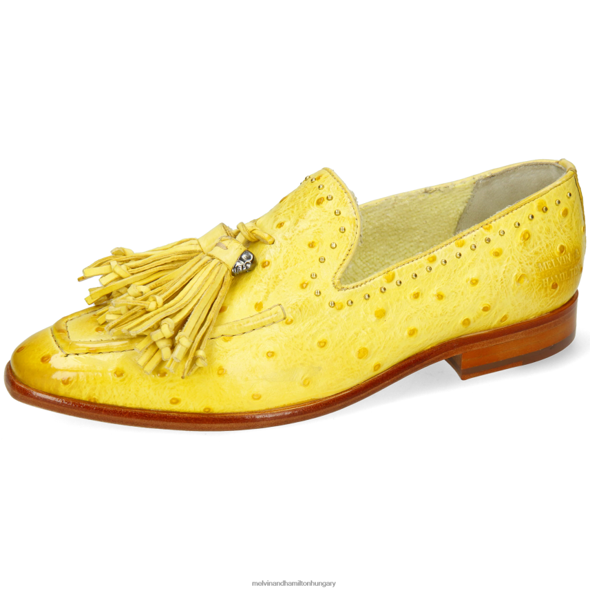 nők Melvin & Hamilton 42FNT1341 papucscipő sárga Emma 11