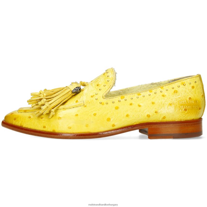 nők Melvin & Hamilton 42FNT1341 papucscipő sárga Emma 11