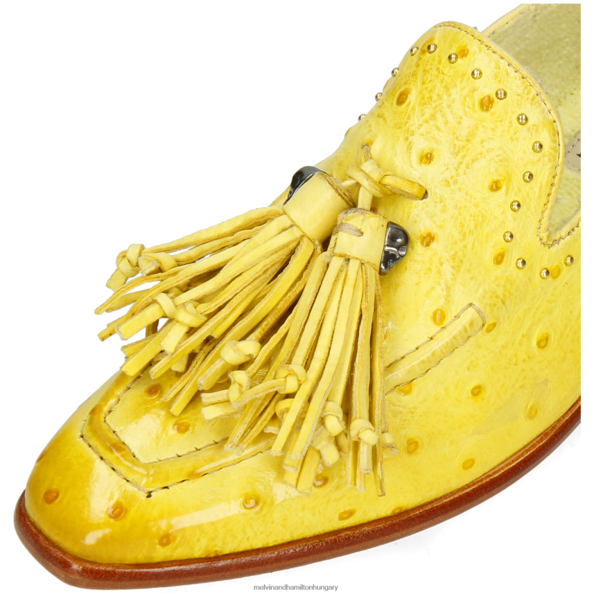 nők Melvin & Hamilton 42FNT1341 papucscipő sárga Emma 11